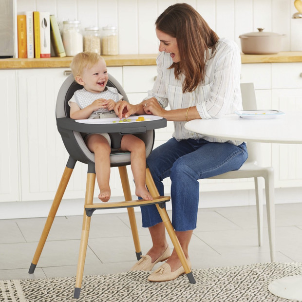 Skip Hop Tuo Convertible High Chair - Charcoal Grey.