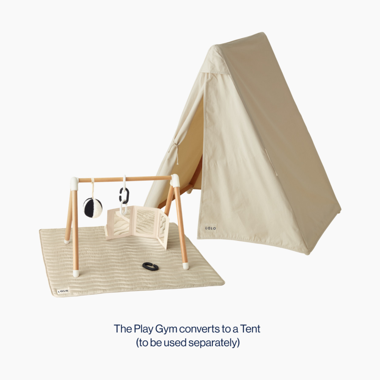 Lalo The Play Gym + Tent Kit - Oatmeal.
