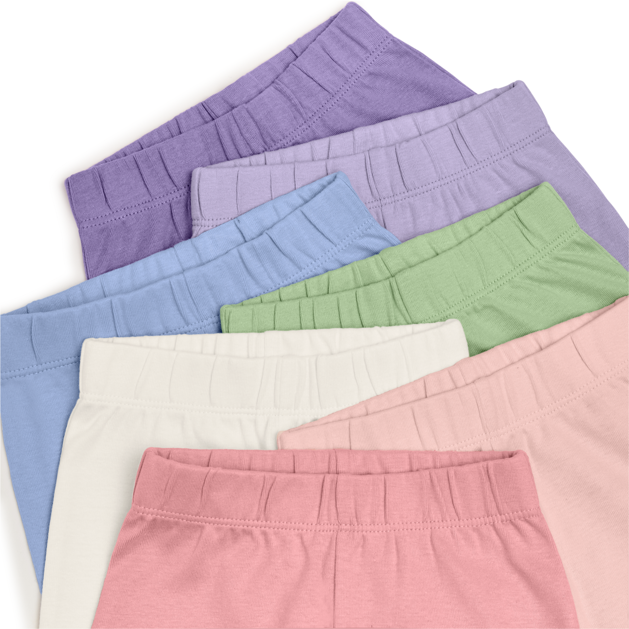 Small Story Organic Cotton Solid Everyday Pant (7 Pack).