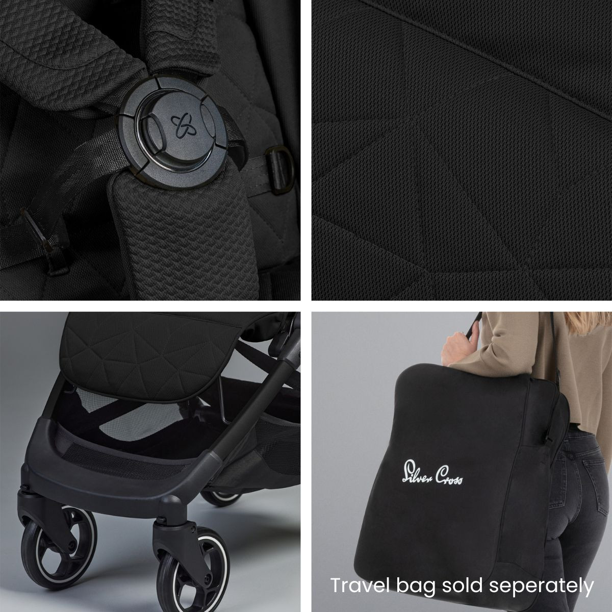 Silver Cross Clic Compact Stroller - Space.