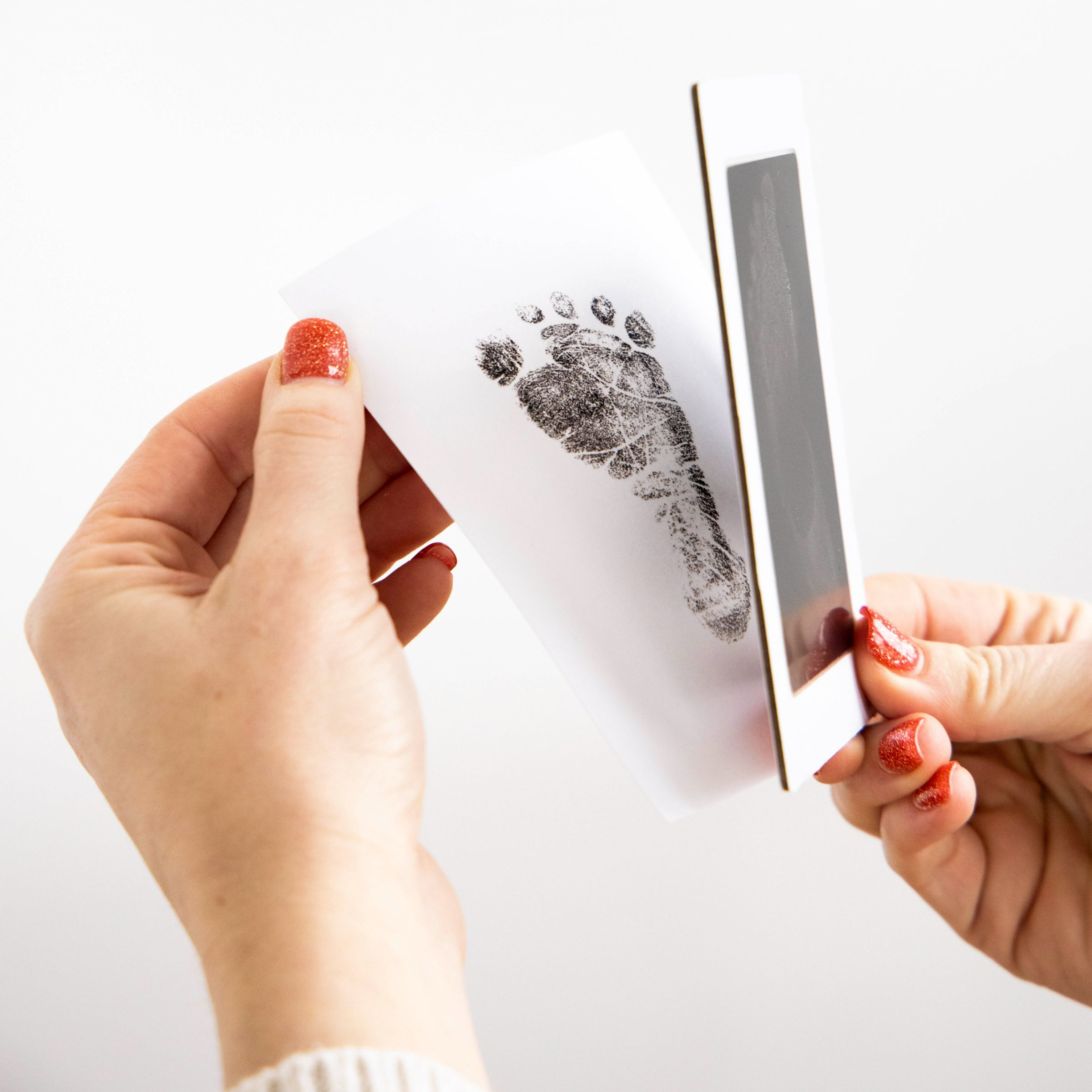 Pearhead Clean Touch Handprint and Footprint Ink Pad Set.