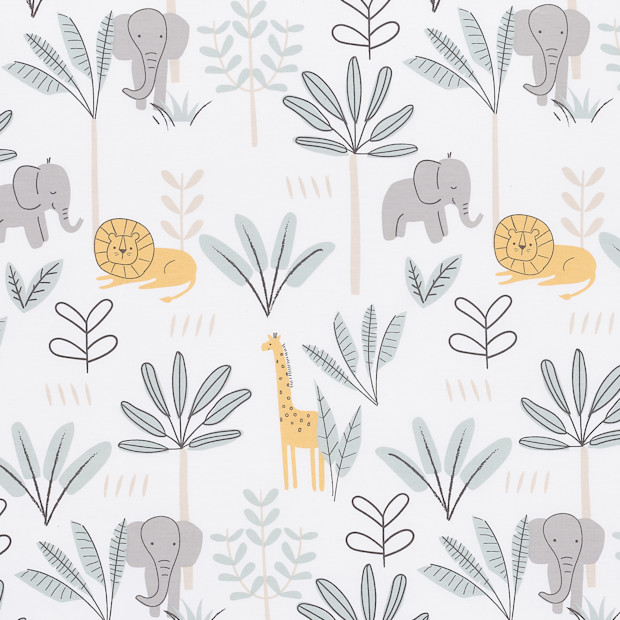 Lambs & Ivy Cotton Fitted Crib Sheet.