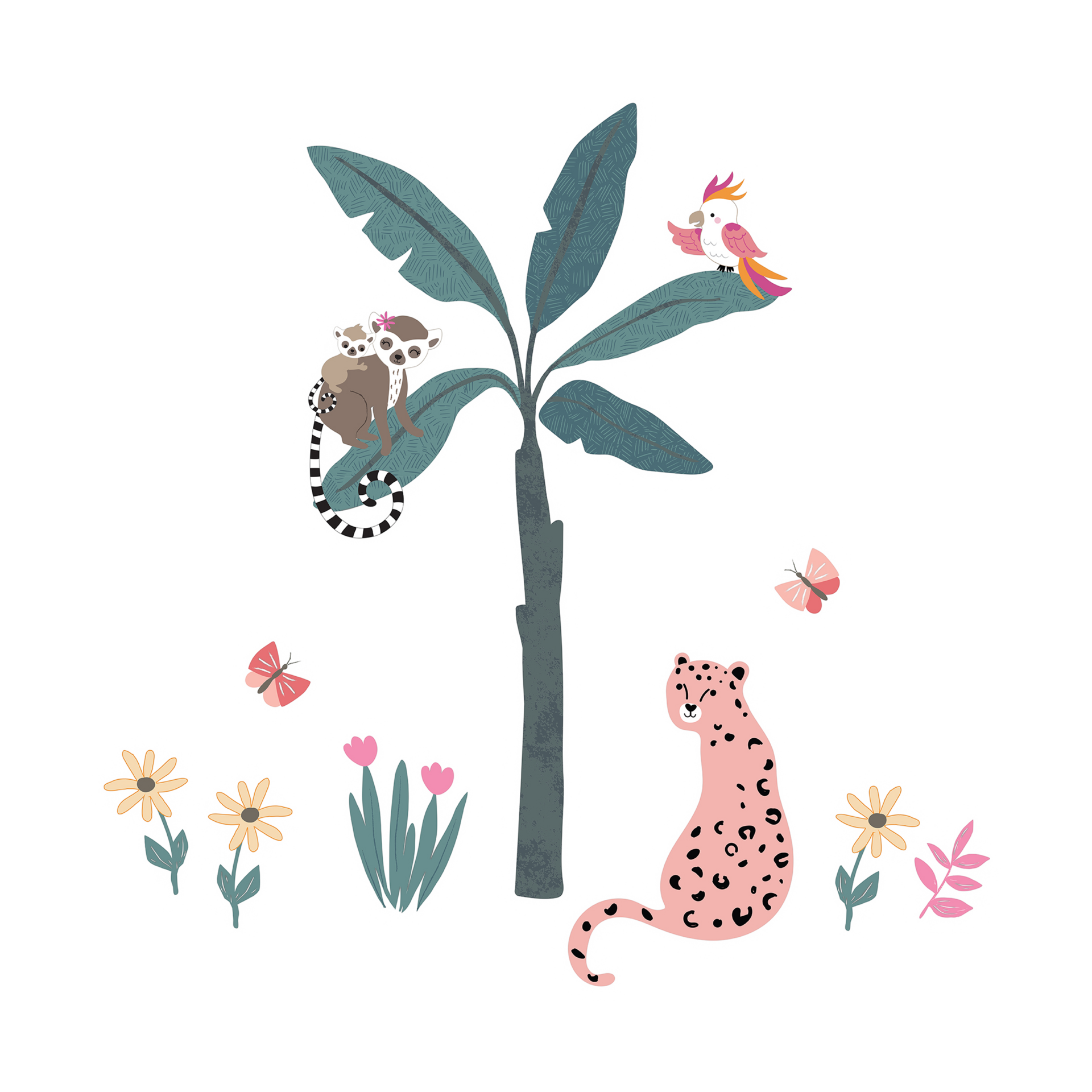 Lambs & Ivy Wall Decals Enchanted Safari Babylist Shop