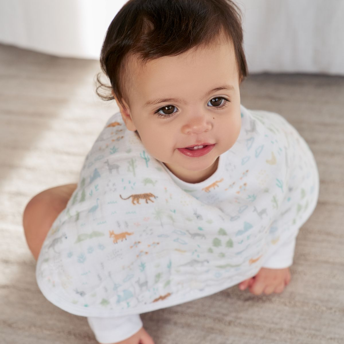 Aden + Anais Essentials Cotton Muslin Burpy Bib Voyager Babylist Shop