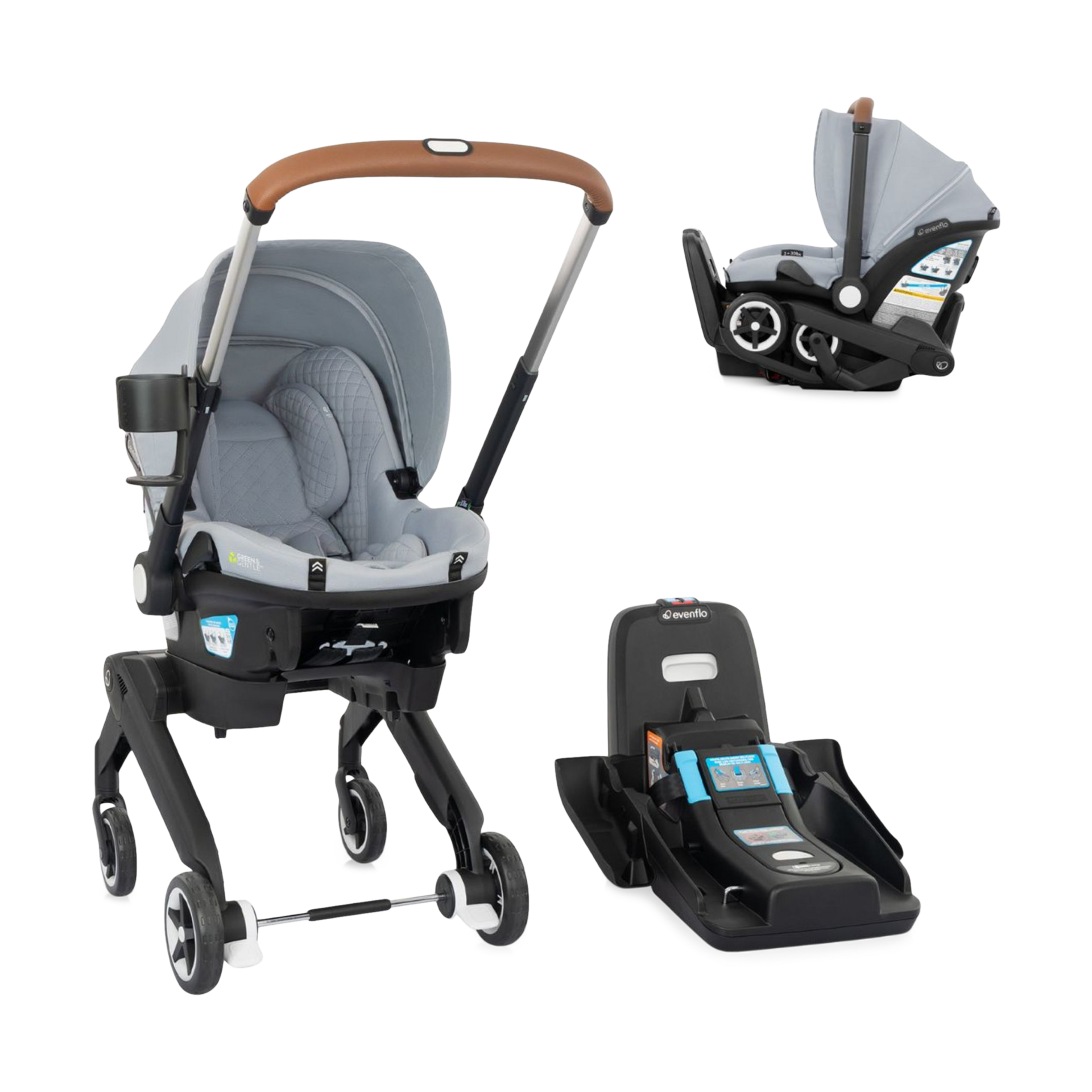 Evenflo Shyft DualRide Infant Car Seat Stroller Combo w Carryall Storage & Extended Canopy - Evenflo® Official Site – Evenflo® Company, Inc