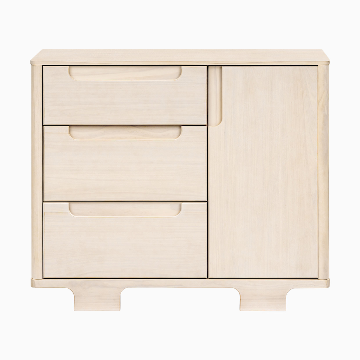 babyletto Yuzu 3-Drawer Changer Dresser - Washed Natural.