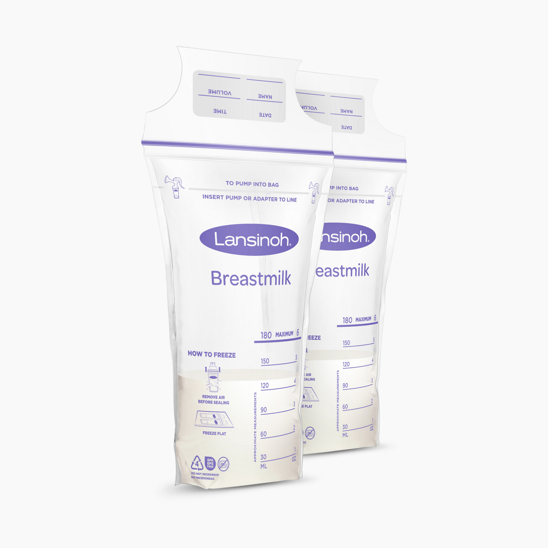 Lansinoh Breastmilk Storage Bags, 75 ct 