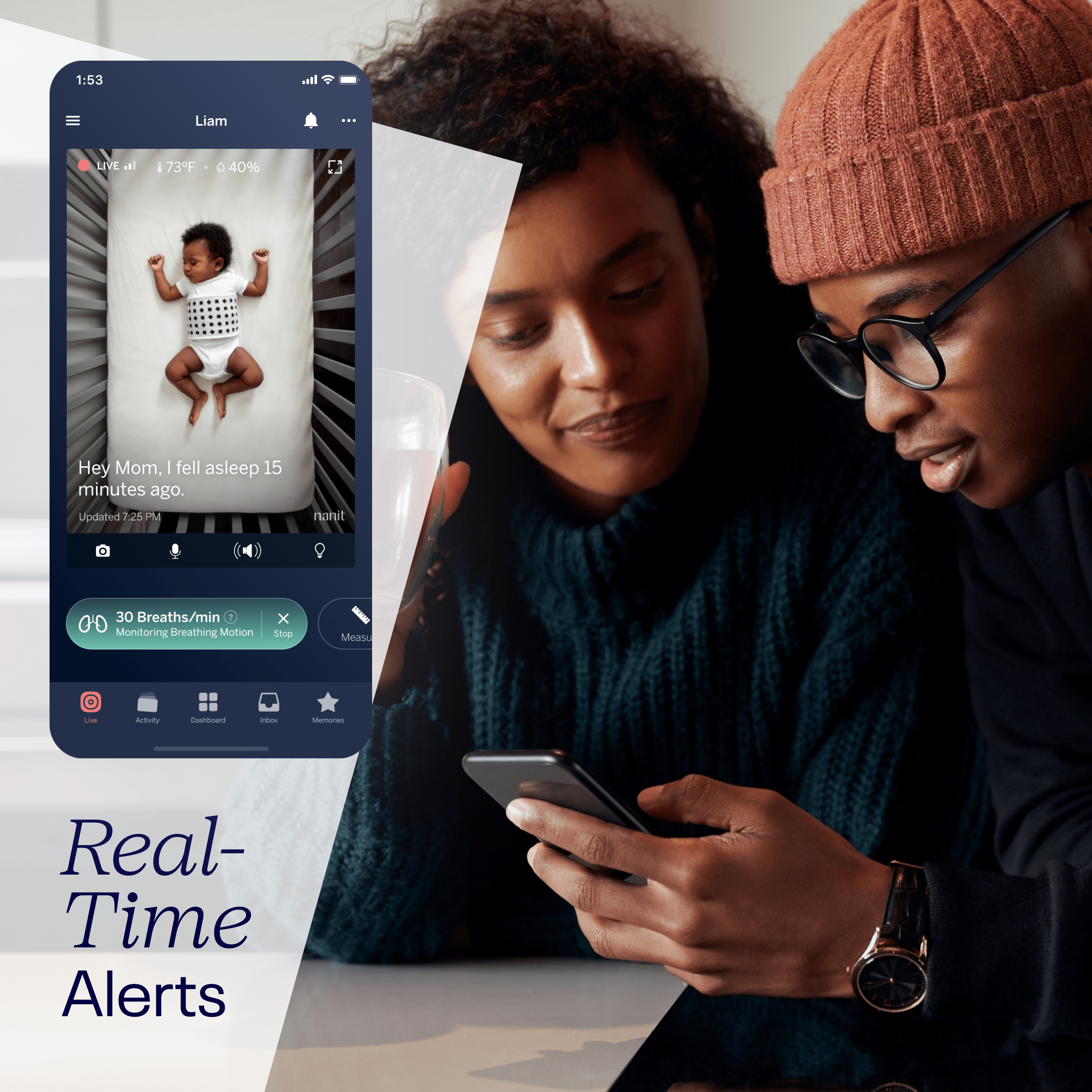 Nanit Breathing Wear Bands - Medium.