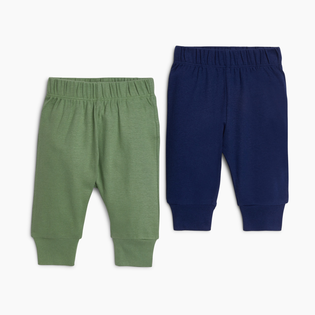 Small Story Pants (2 Pack) - Navy/Green, 0-3 M.