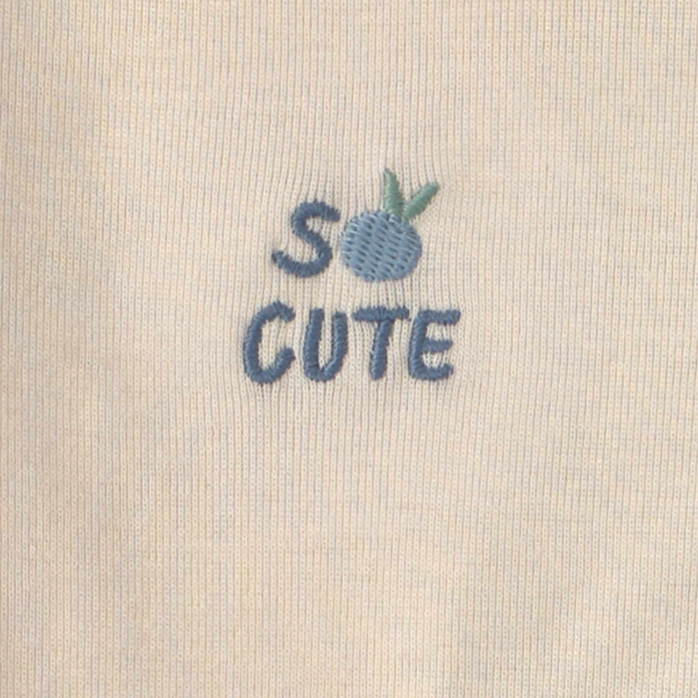 Carter's 3-Piece Bodysuit & Pant Gift Set - Blue/Ivory Blueberry, 6M.