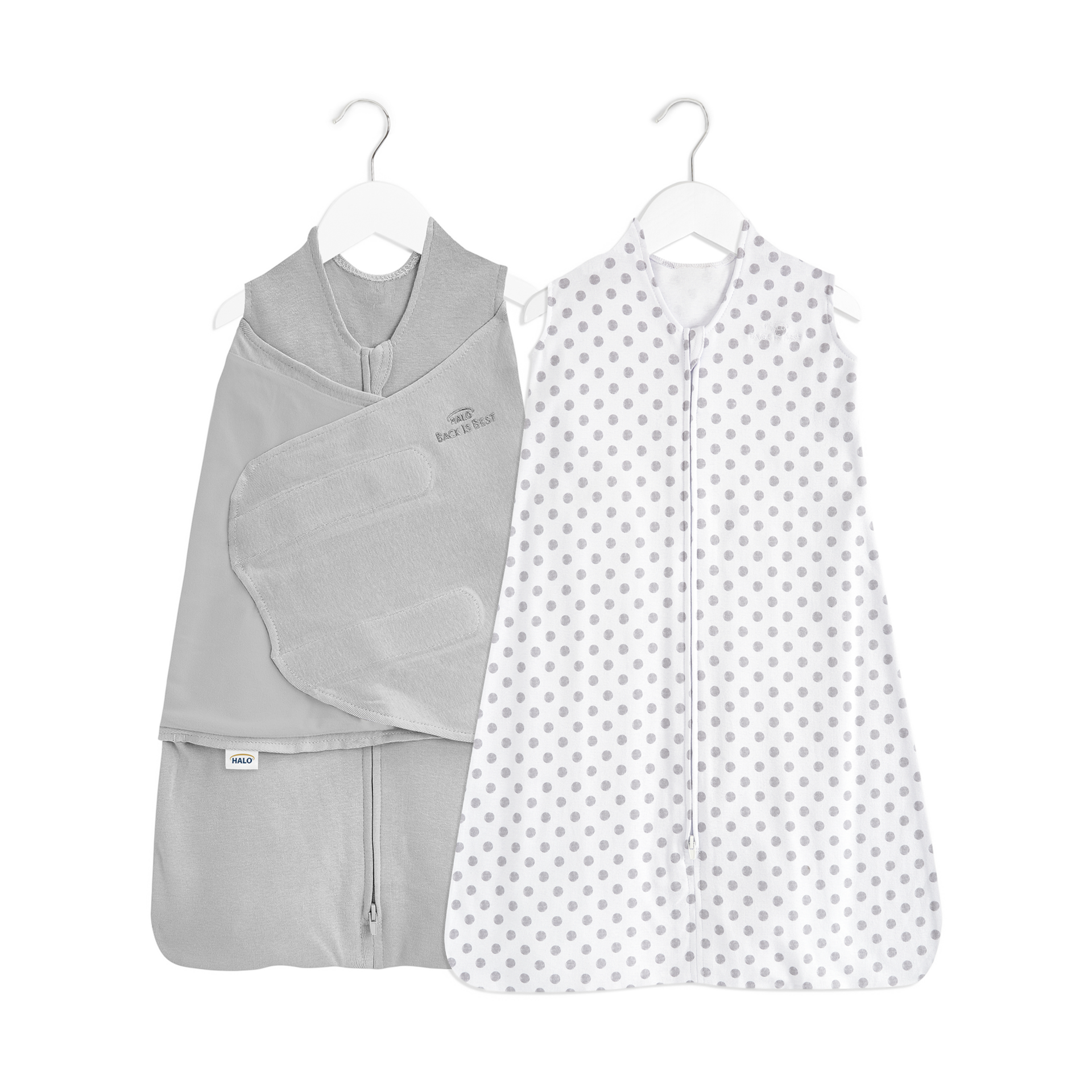 Halo 2pc Sleepsack and Swaddle Set Organic Cotton in Gift Box.