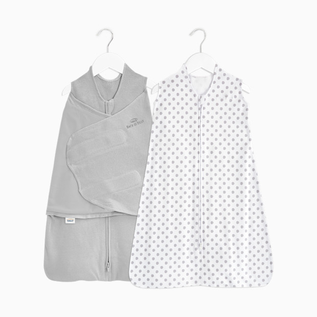 Halo 2pc Sleepsack and Swaddle Set Organic Cotton in Gift Box.