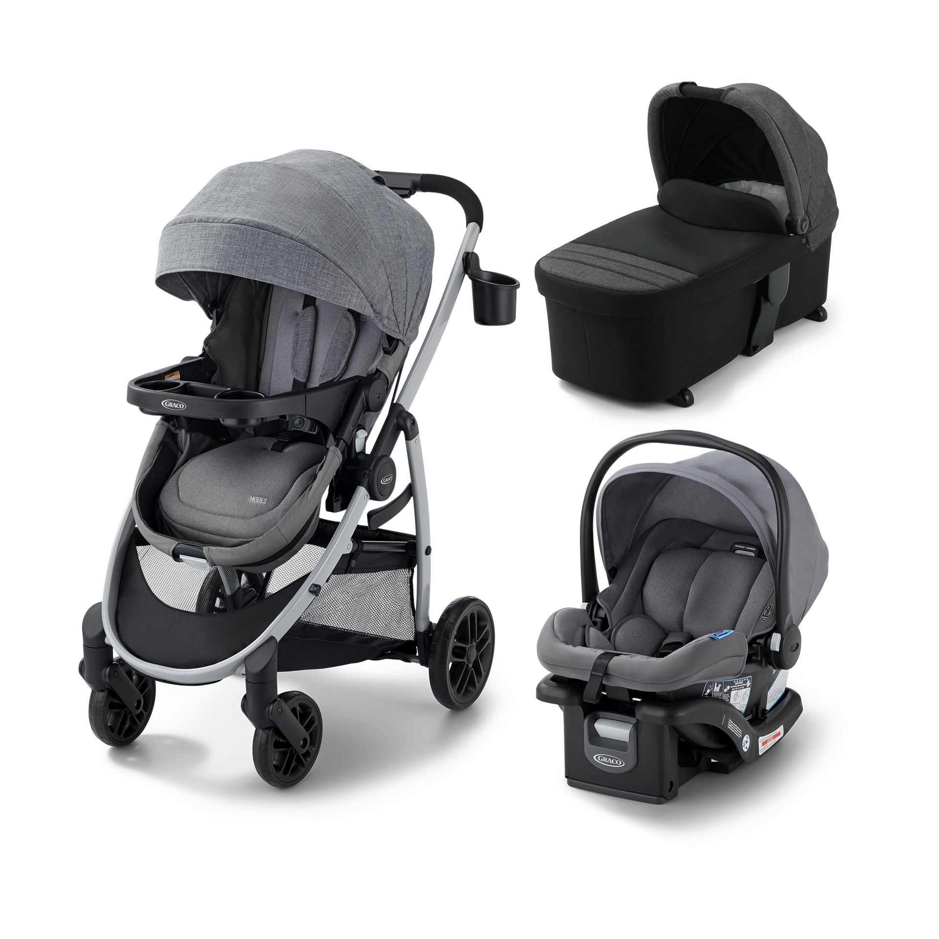 Graco Modes Pramette Travel System and Carry Cot Bundle.