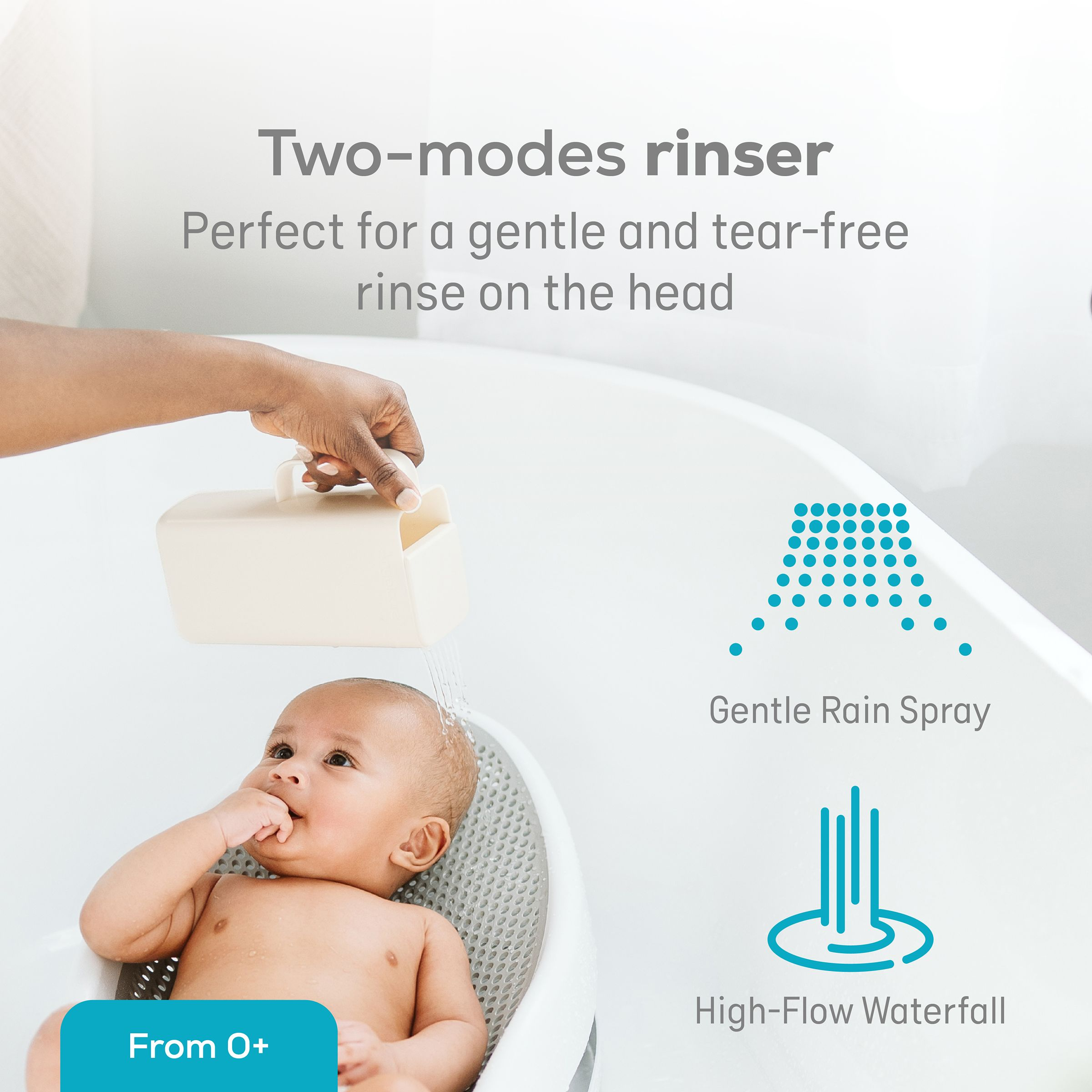 Angelcare Soft-Touch Baby Bath Support Bundle - Gray, 3-Piece.