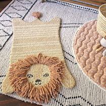 Crane Baby Lion Rug, Animal Nursery Decor Boys and Girls, Safari Nursery and Toddler Room Decor, Jungle Theme Rug, 23" x 36"