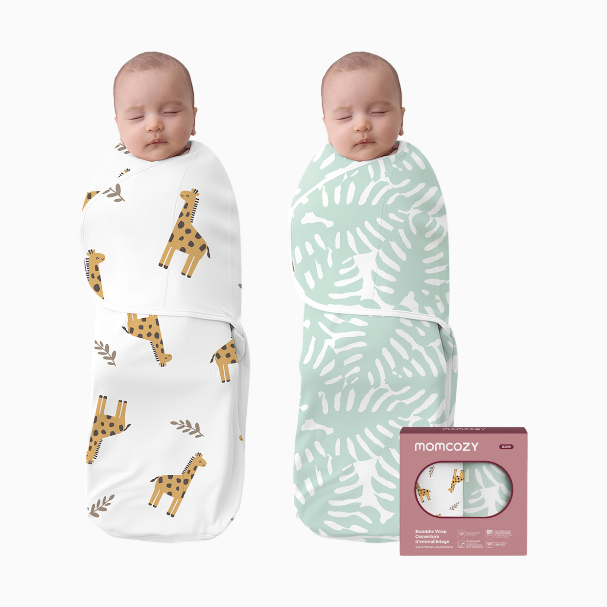 Momcozy Swaddle Sleep Sack (2 Pack) - Bravery.