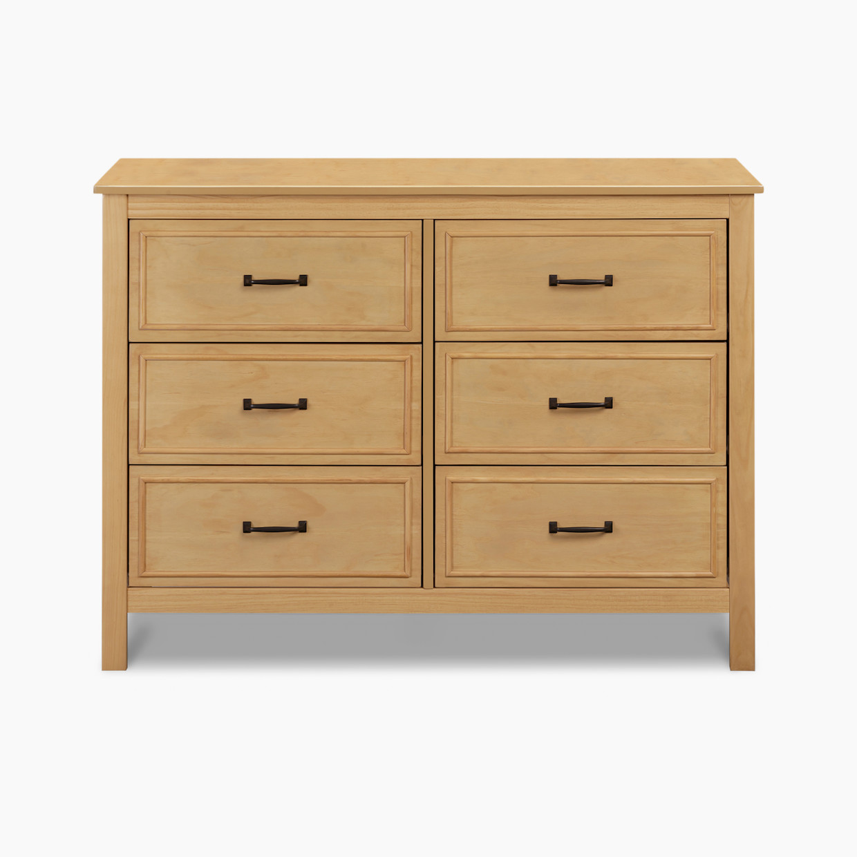 daVinci Charlie 6-Drawer Double Dresser - Honey.