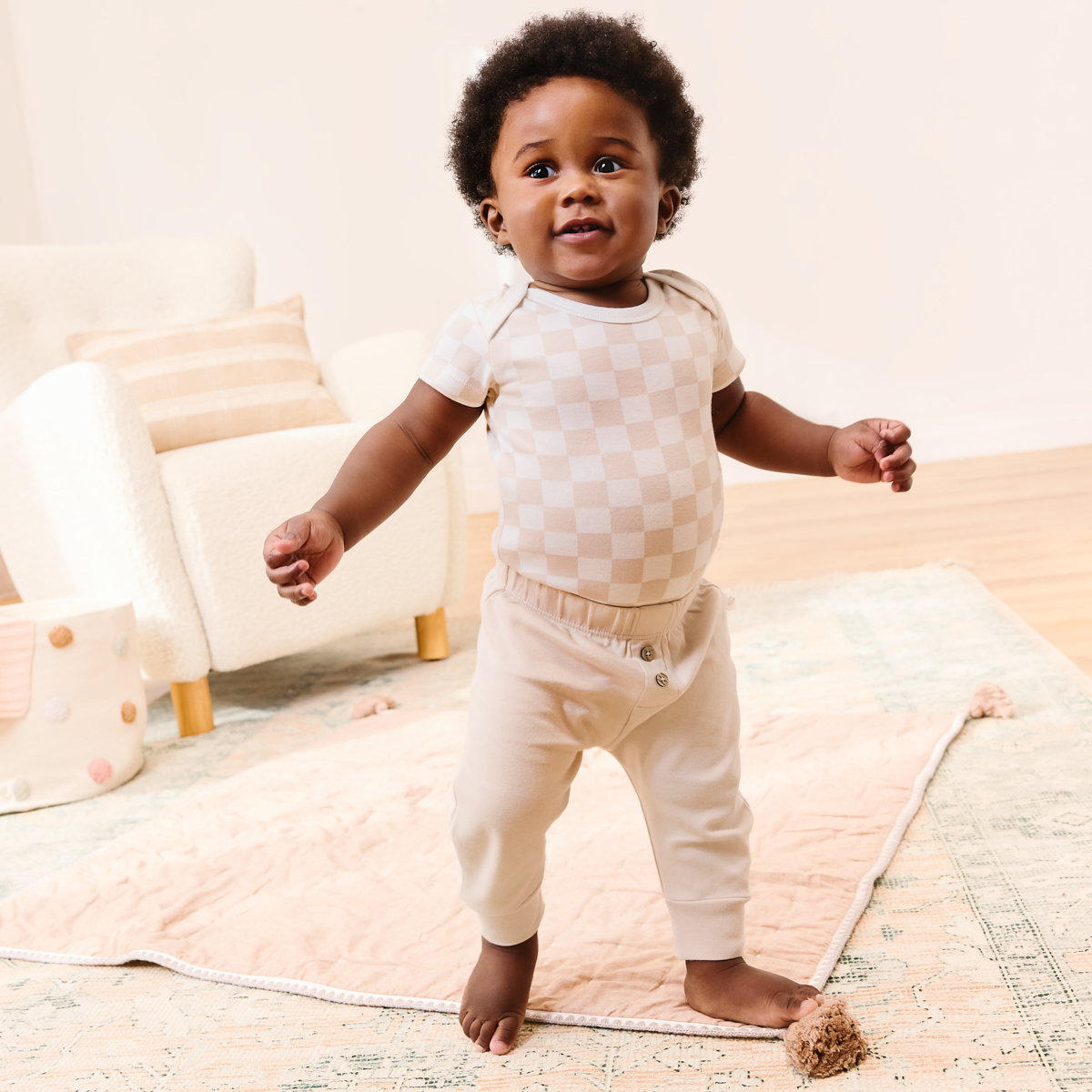 Tiny Kind 3 Piece Organic Outfit Set.