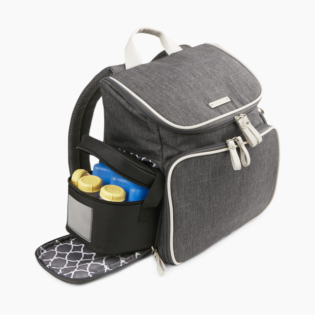 Bananafish Emerson Breast Pump Backpack - Grey.