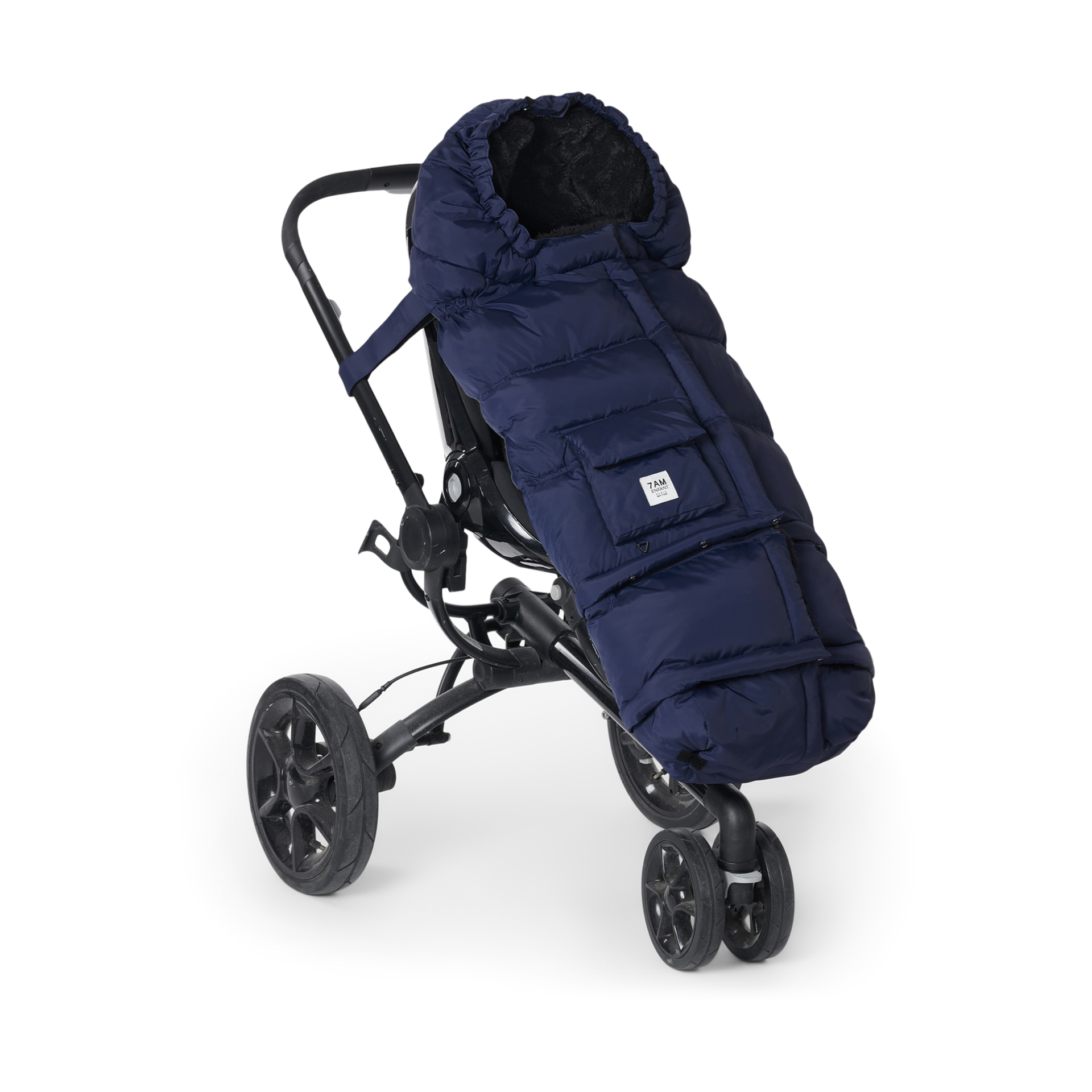 7AM Enfant Blanket 212 - Navy, 6 M-4 T.