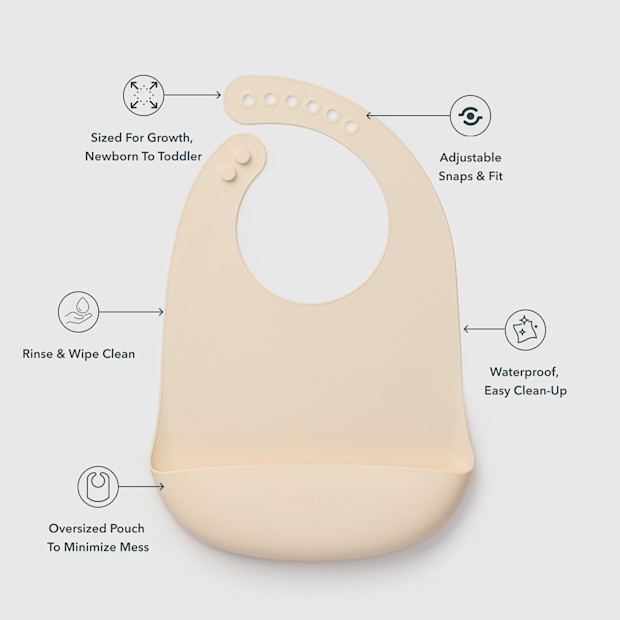Loulou Lollipop Silicone Bib 2.0.