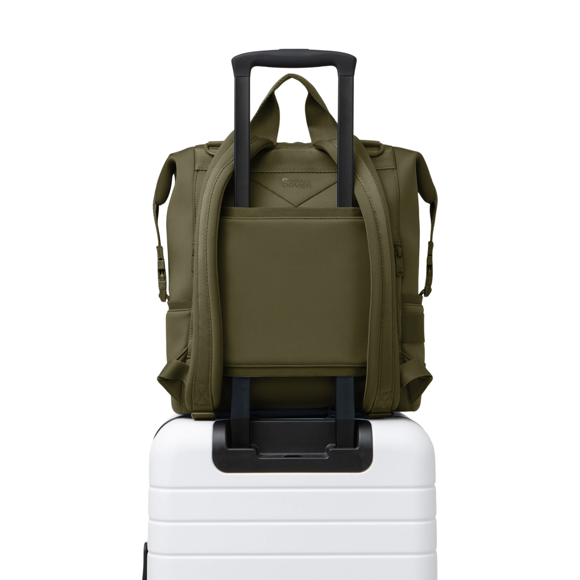 Dagne Dover Indi Diaper Bag Backpack - Dark Moss, Large.