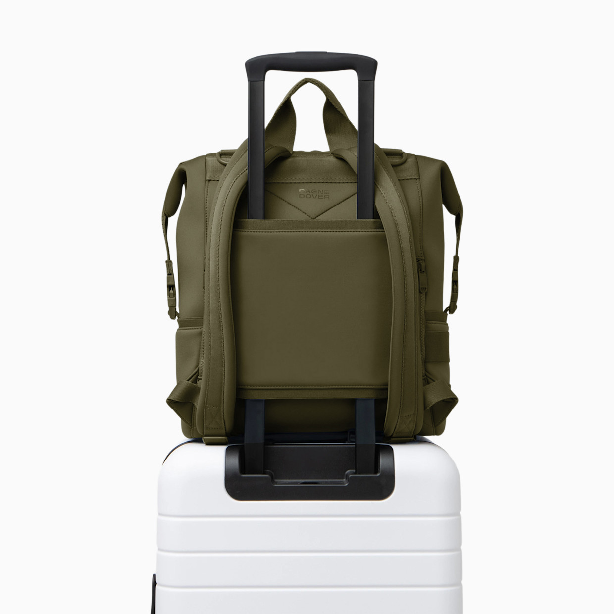 Dagne Dover Indi Diaper Bag Backpack - Dark Moss, Medium.