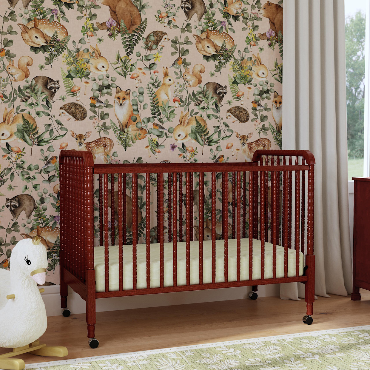 daVinci Jenny Lind 3-in-1 Convertible Crib - Cherry.