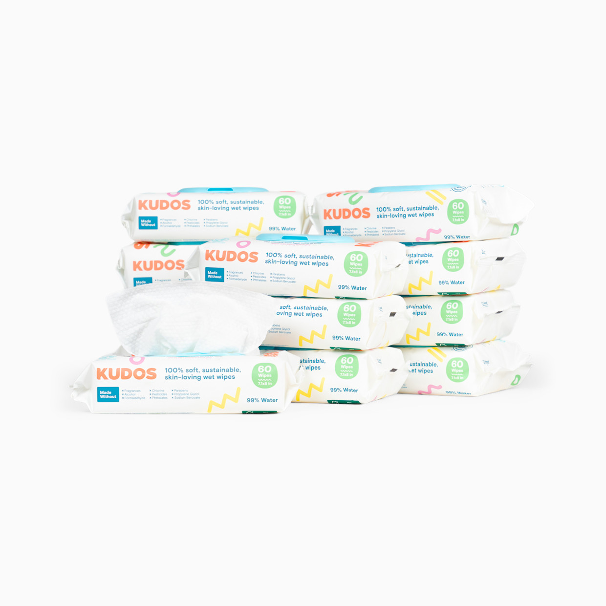 Kudos Baby Wipes - 720 Count.