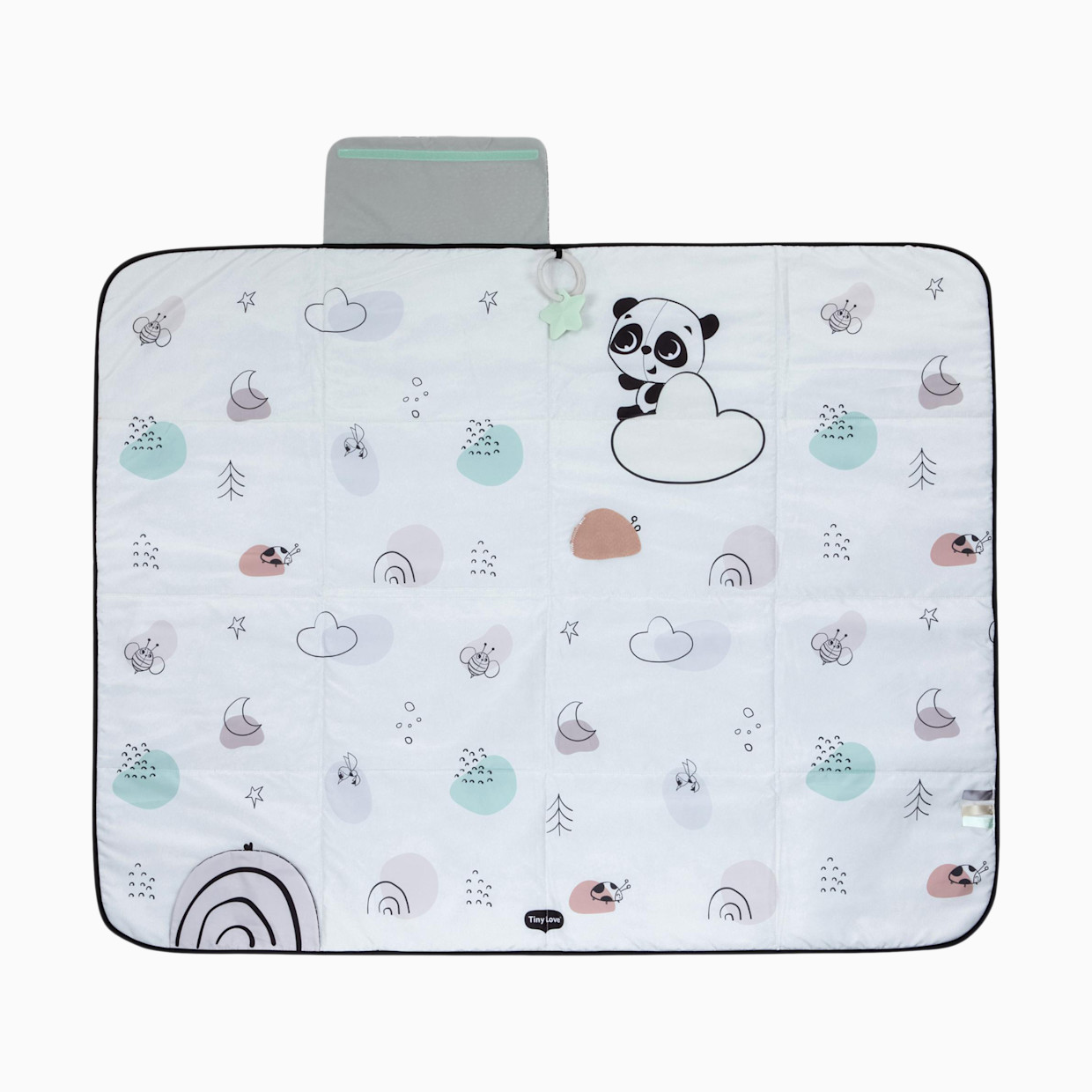 Tiny Love Outdoor Mat - Black & White.