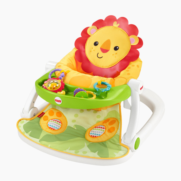 Fisher-Price Sit-Me-Up Floor Seat with Tray - Lion.