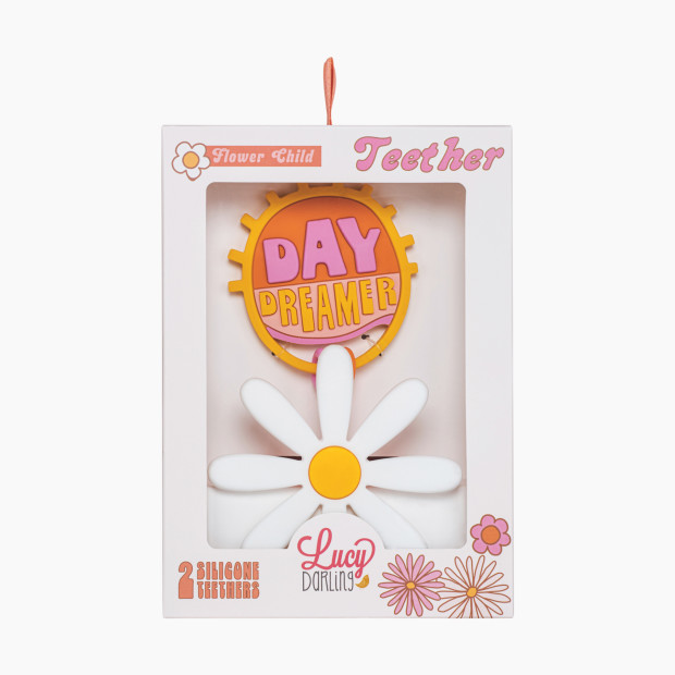 Lucy Darling Baby Teether Sensory Toy - Flower Child.