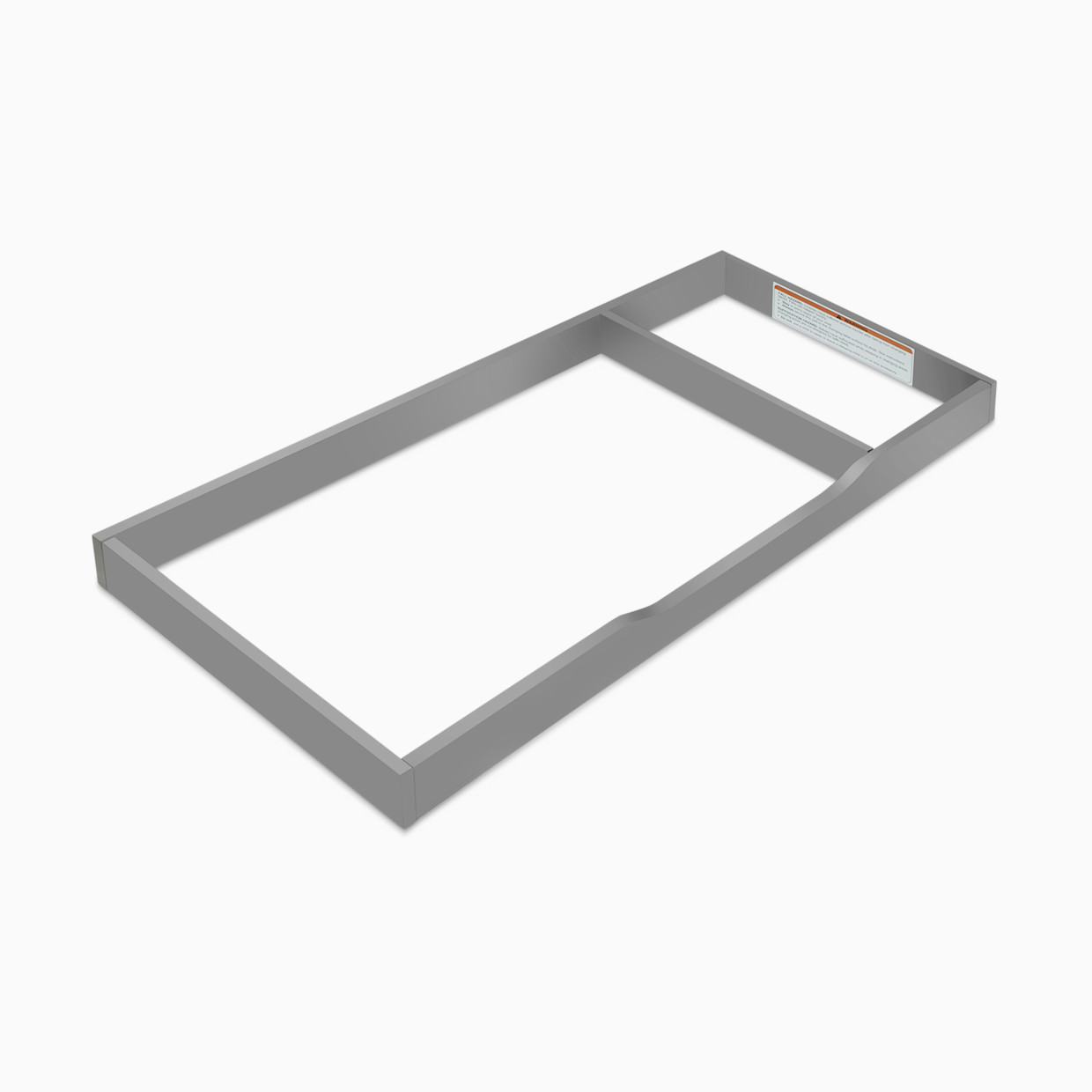 Sorelle Topper for Double Dresser - Gray, 46 X 18 X 3.