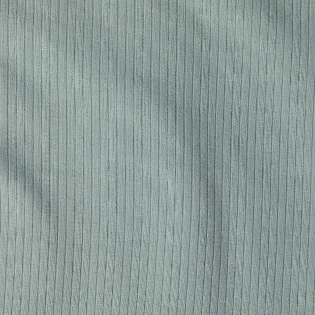 MORI Ribbed Clever Zip Footed Baby Pajamas - Ribbed Mint, 3-6 M.
