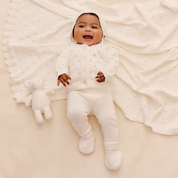 Loomsake 6-Piece Pointelle Sweater Gift Set.