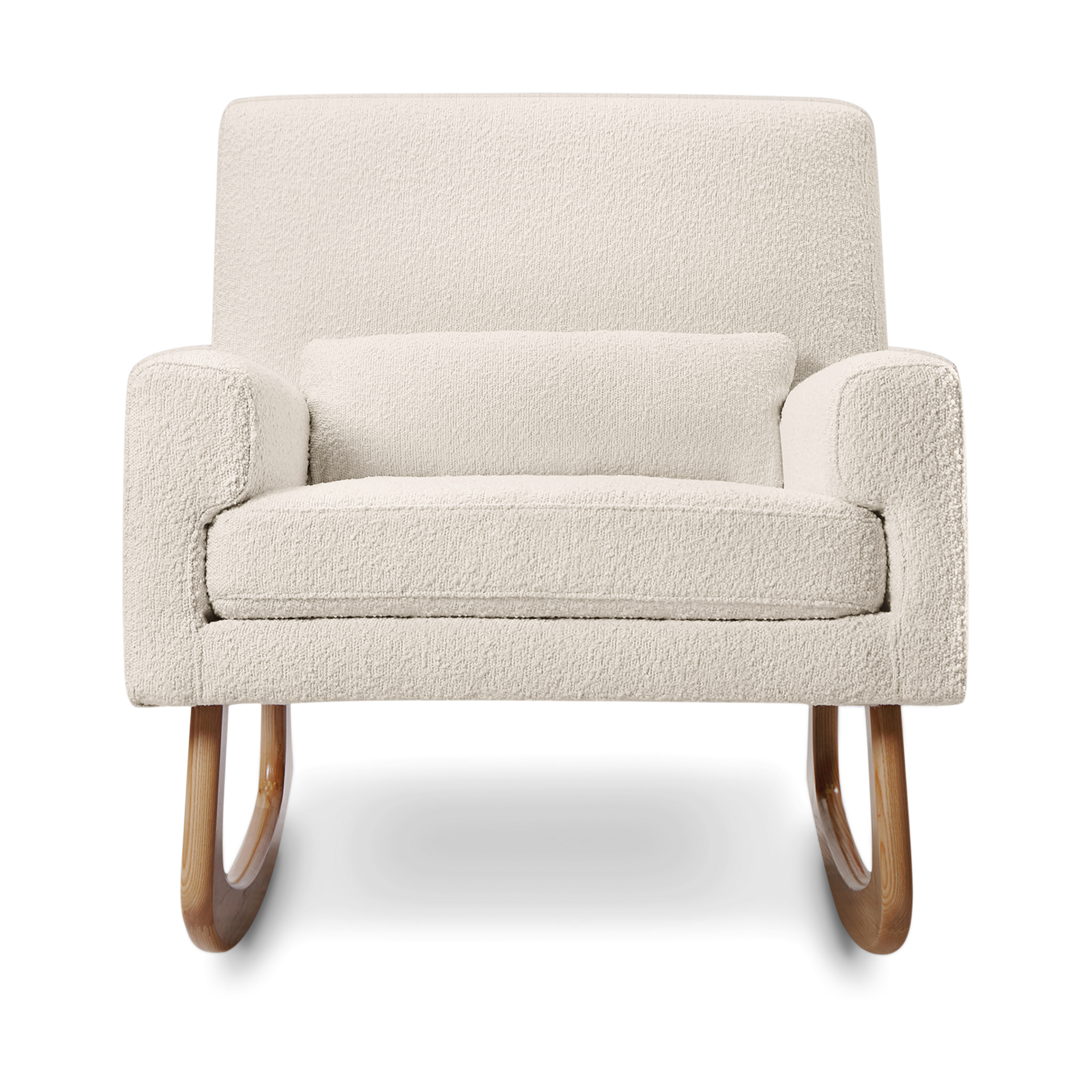 Nursery Works Sleepytime Rocker - Ivory Boucle/Light Legs.