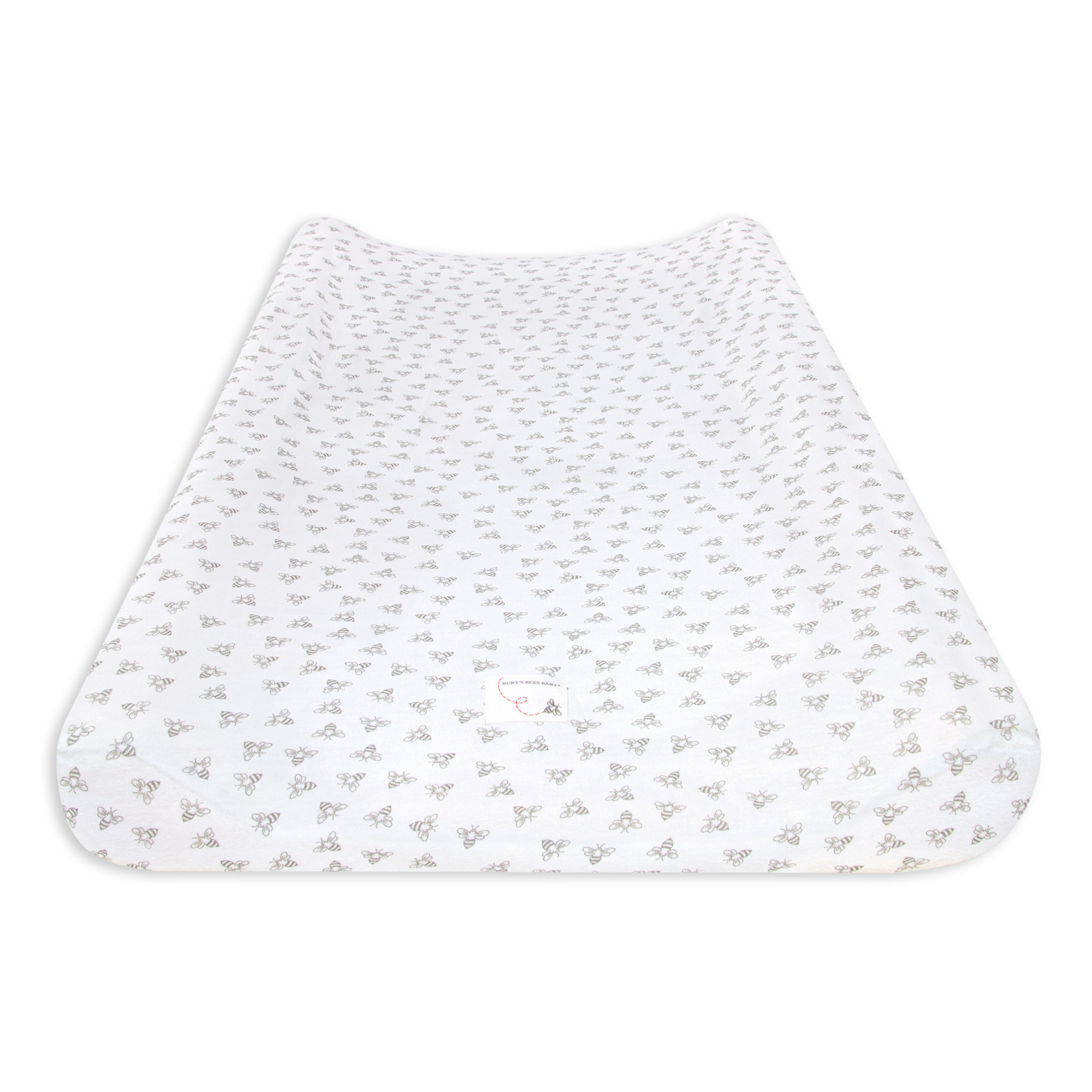Burt's Bees Baby Organic Cotton Jersey Changing Pad Cover Heather