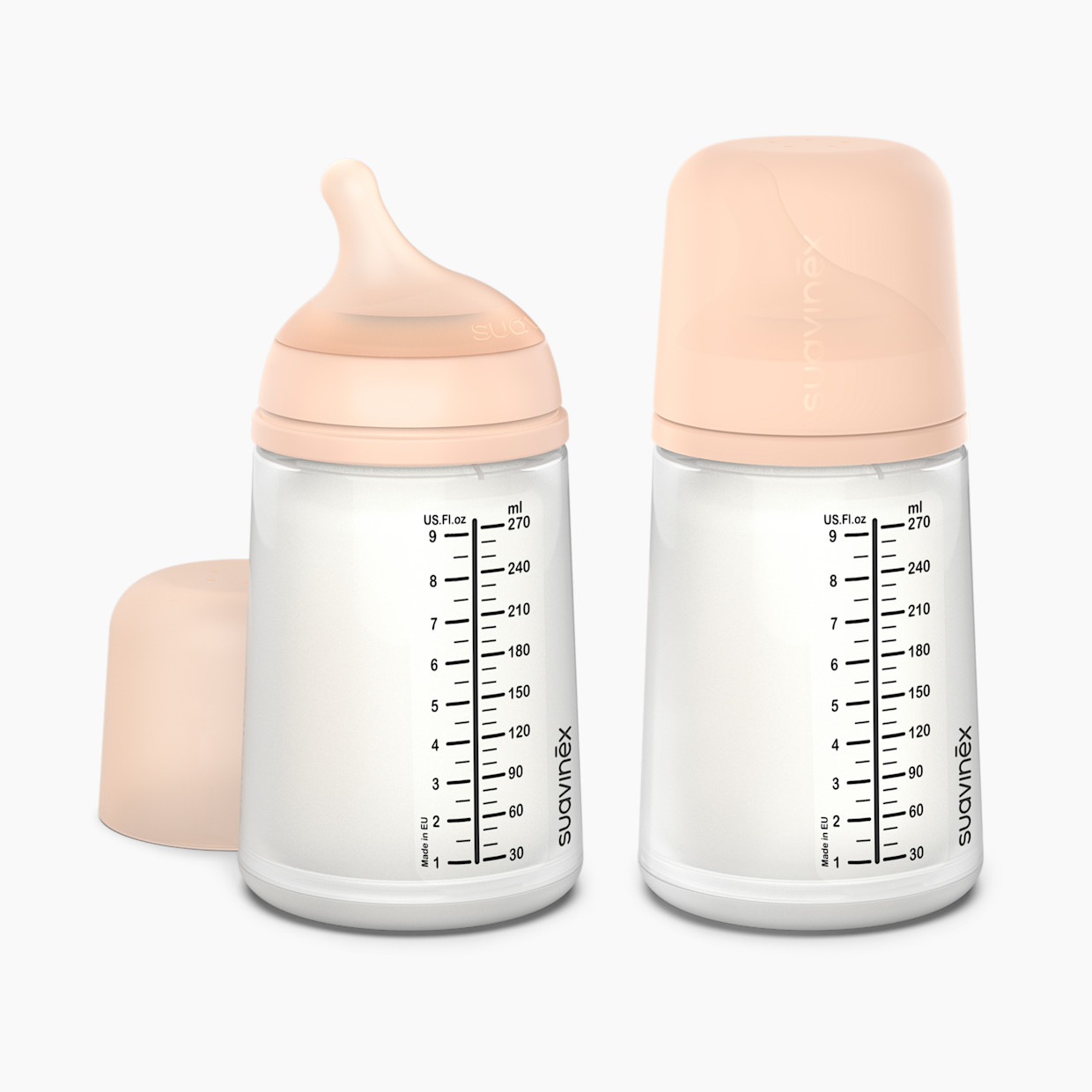 Suavinex Zero Zero Anti-Colic Bottle - Fair, 9 Oz, 2.