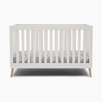 Delta Children Essex 4-in-1 Convertible Baby Crib - Grey With Natural ...