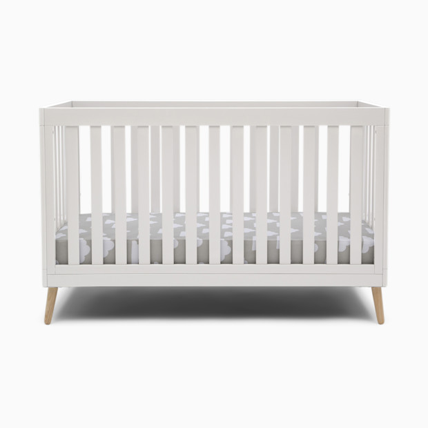 Delta Children Essex 4-in-1 Convertible Baby Crib - Bianca White With Natural Legs - $219.99.