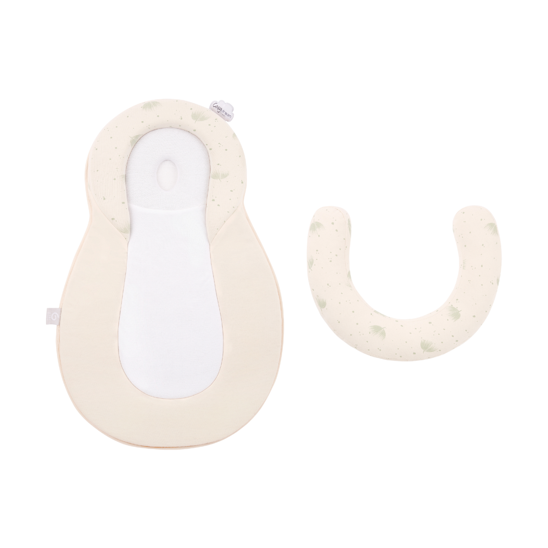 Babymoov Socosy Premium Baby Lounger - Mineral Off White.