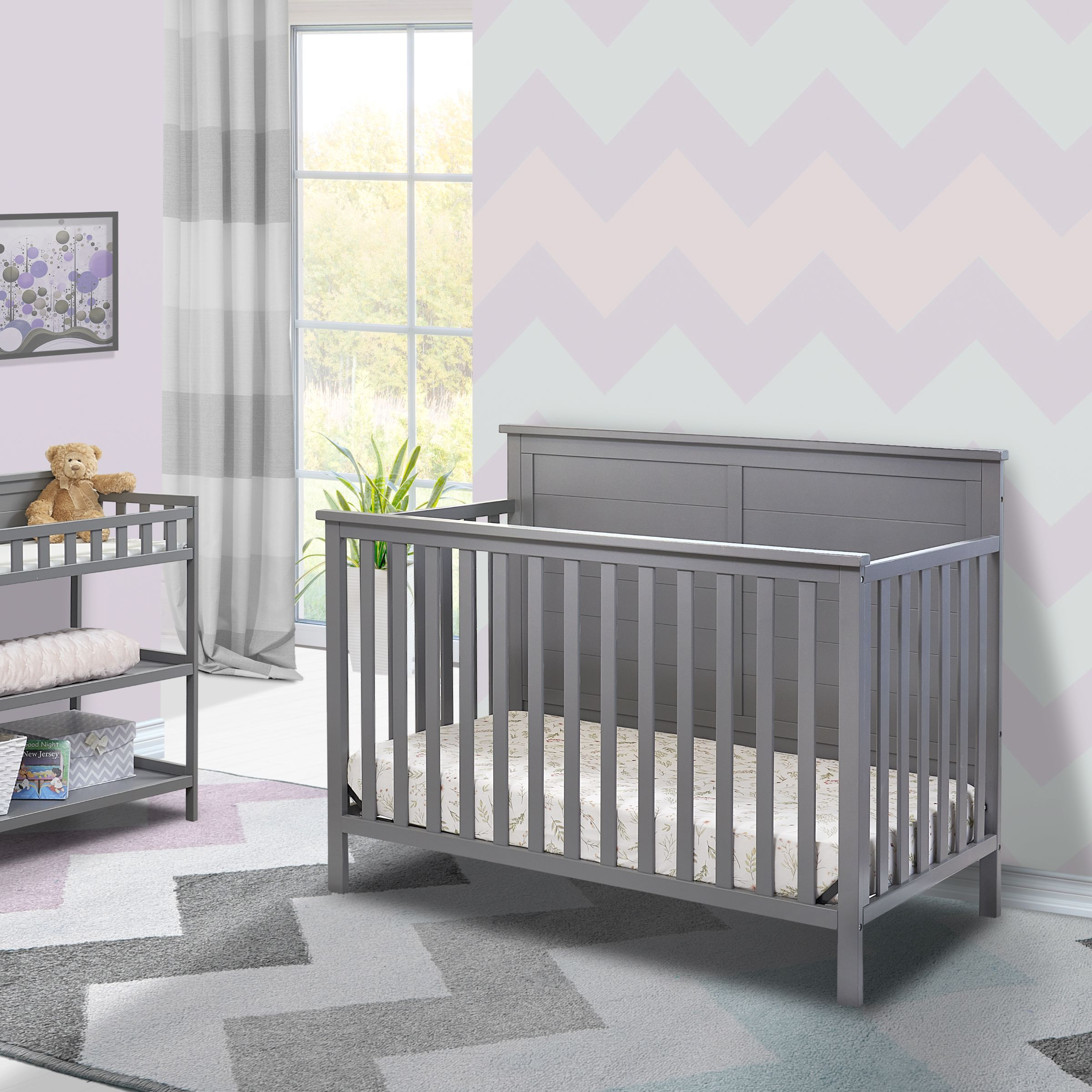 Sorelle Ashley Crib - Gray.