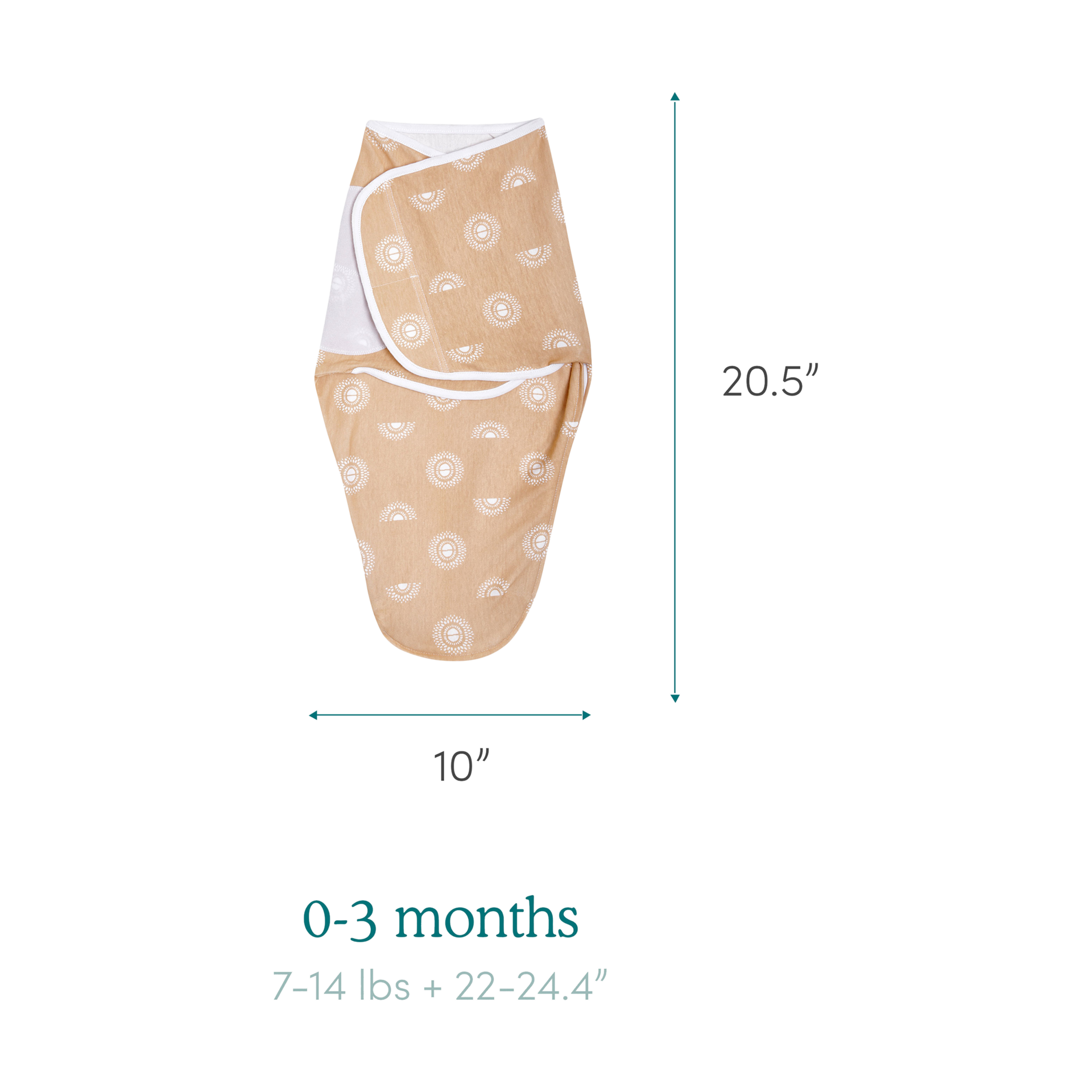 Aden + Anais Essentials Cotton Wrap Swaddles No Zip (3 Pack).