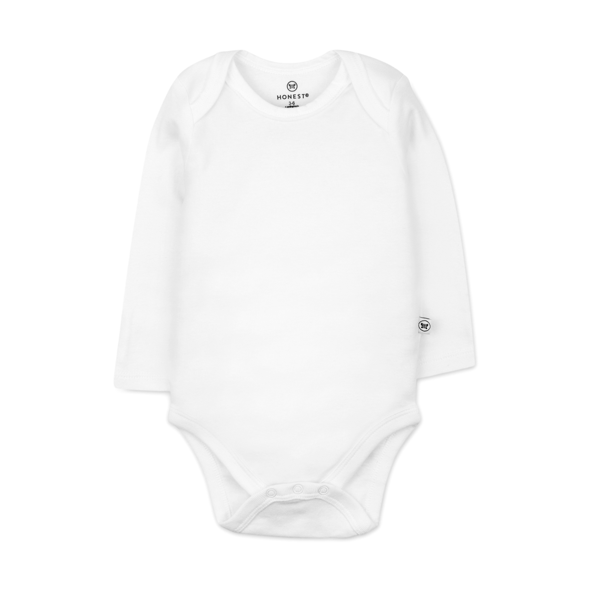 Honest Baby Clothing 5-Pack Organic Cotton Long Sleeve Bodysuit.