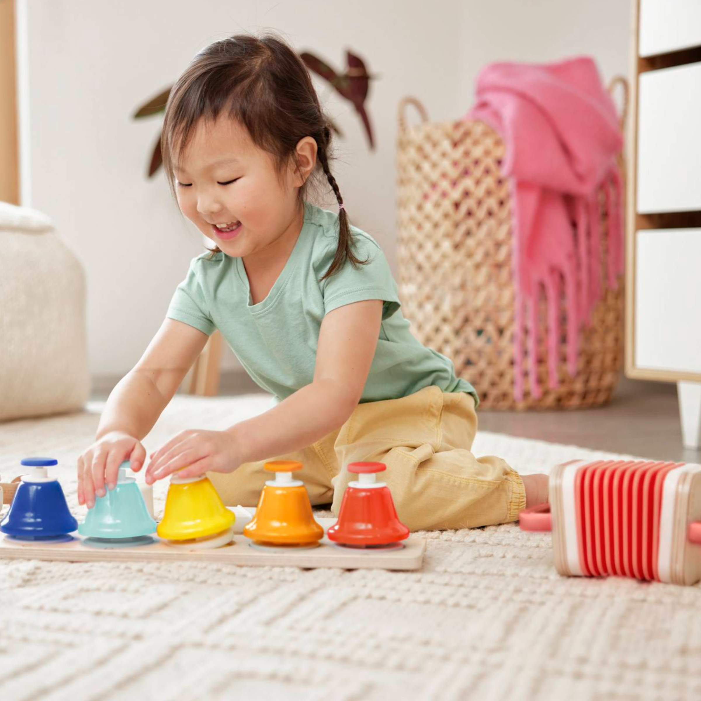 Lovevery The Music Set,  6 Instruments and Rhythm & Songs Book - 18 Months To 4+ Years.