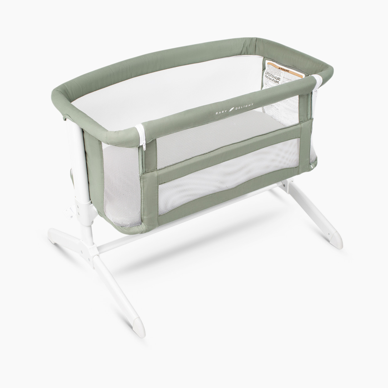 Baby Delight Beside Me Serenity Organic Bassinet and Beside Me Sleeper - Organic Sage.