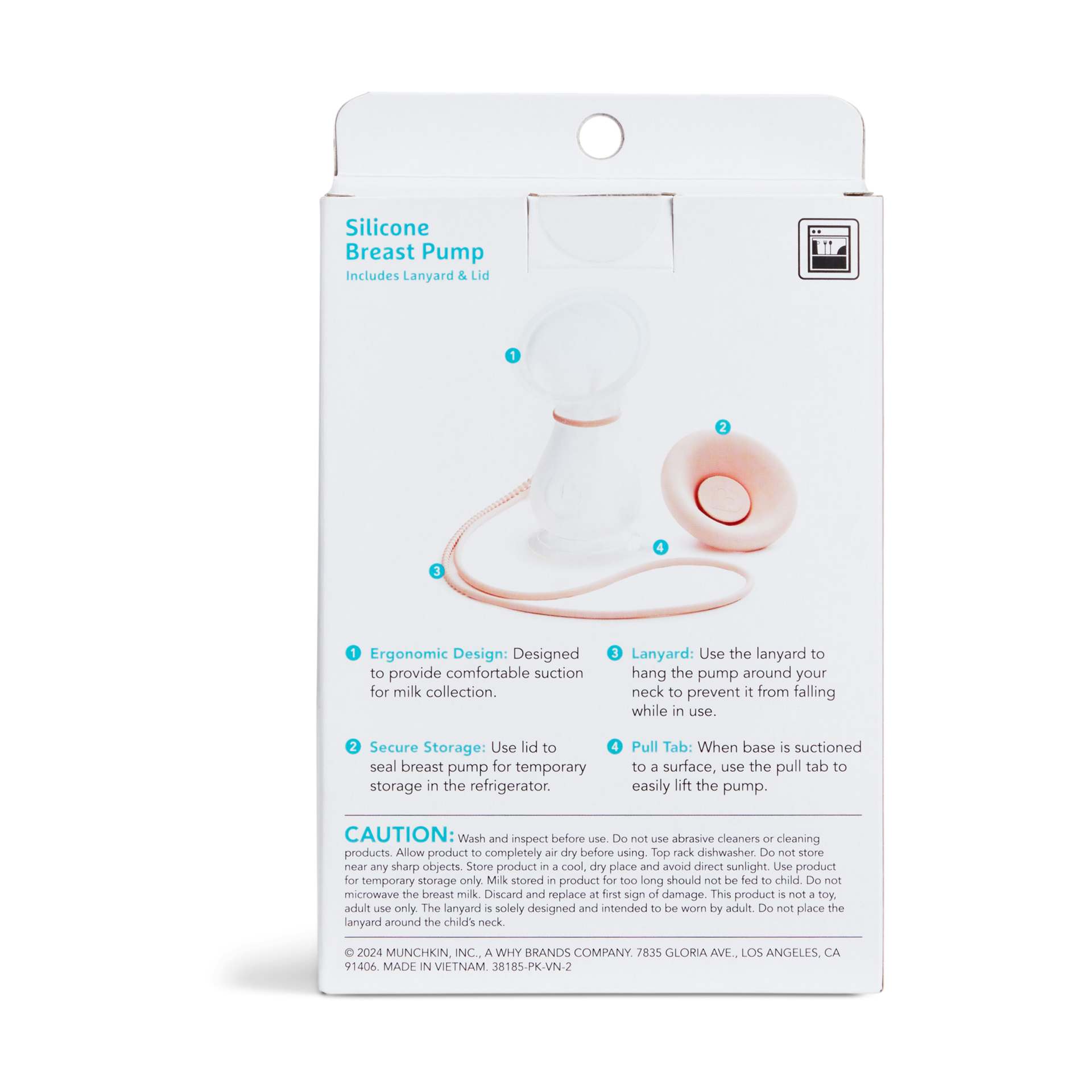 Munchkin Silicone Manual Breast Pump.