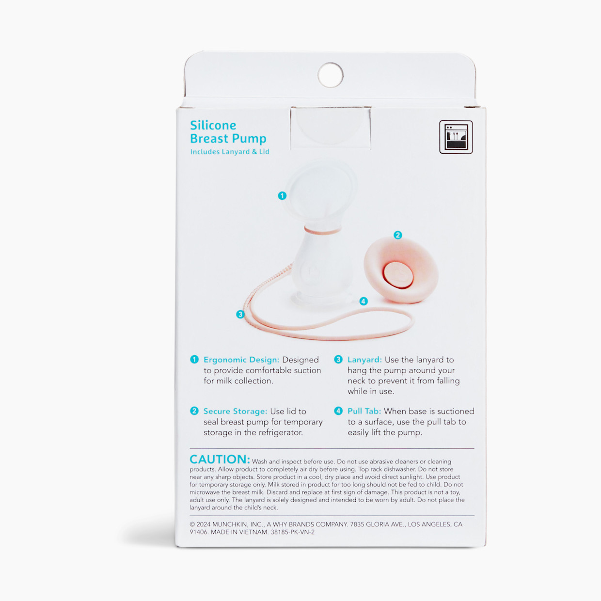 Munchkin Silicone Manual Breast Pump.