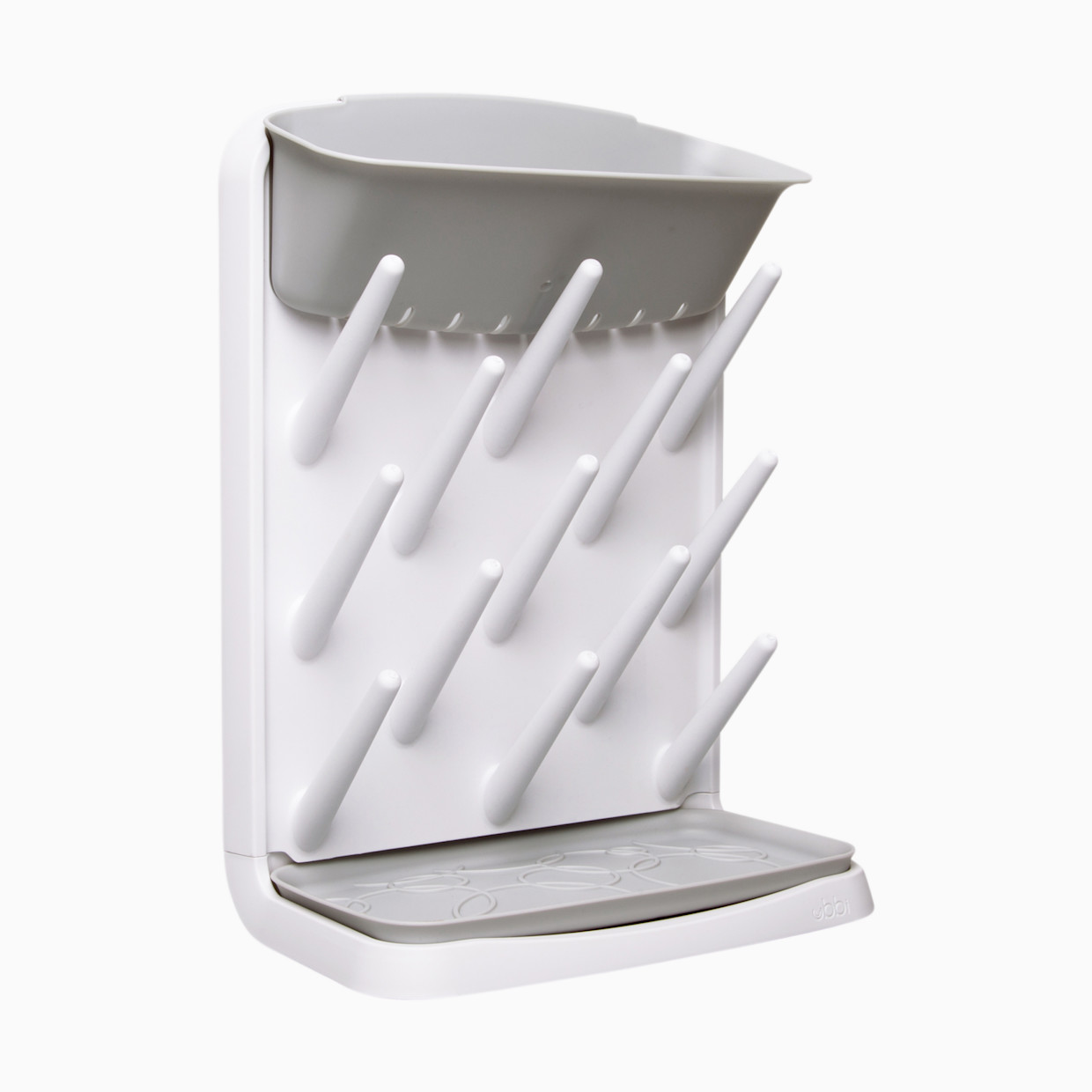 Ubbi Vertical Bottle Drying Rack - Grey.
