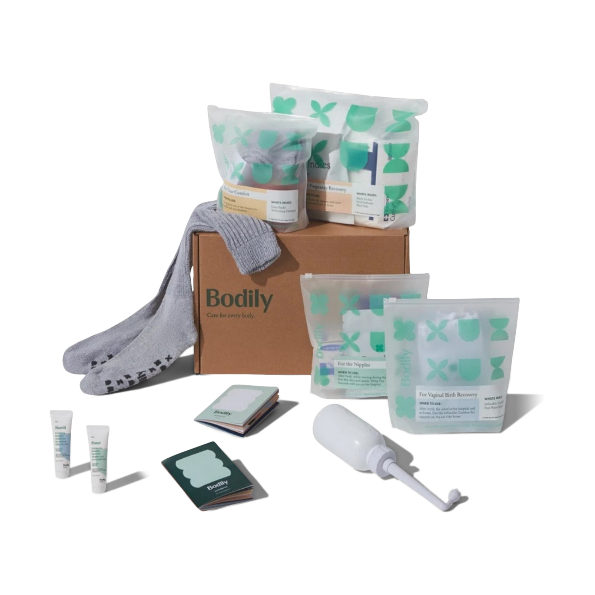 Bodily Care for Birth Box - Total Labor + Postpartum Prep Kit.
